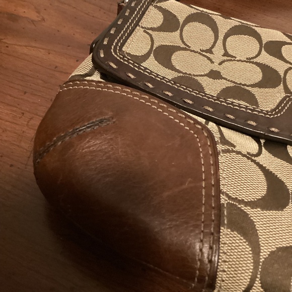 COACH SHOULDER BAG VINTAGE SZ S - Picture 9 of 12